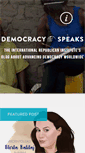 Mobile Screenshot of democracyspeaks.org